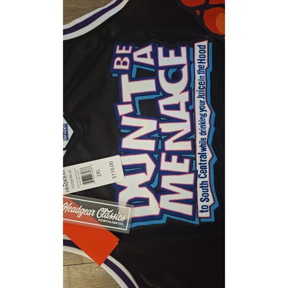 DON'T BE A MENACE Headgear Classics B-BALL Jersey Sz 2X NWT (CAN FIT AS A LG) - Picture 4 of 5